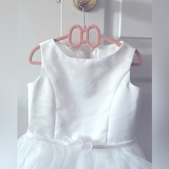 David’s Bridal flower girl/party dress White 3T - Picture 4 of 9